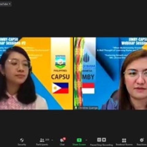 PBI UMBY dan Capiz Sate University Filipina, Gelar Webinar Pendekatan Pembelajaran di era Pandemi
