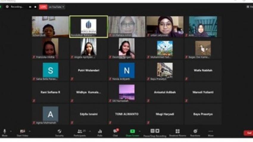 PBI UMBY Gelar Webinar Succestory, Belajar Alam Bawah Sadar melalui NLP