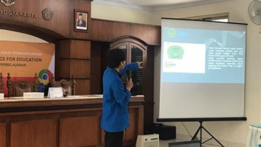 Mahasiswa Kampus Mengajar dari PBI UMBY Berikan Workshop Pemanfaatan Teknologi untuk Guru